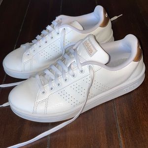 White adidas sneakers